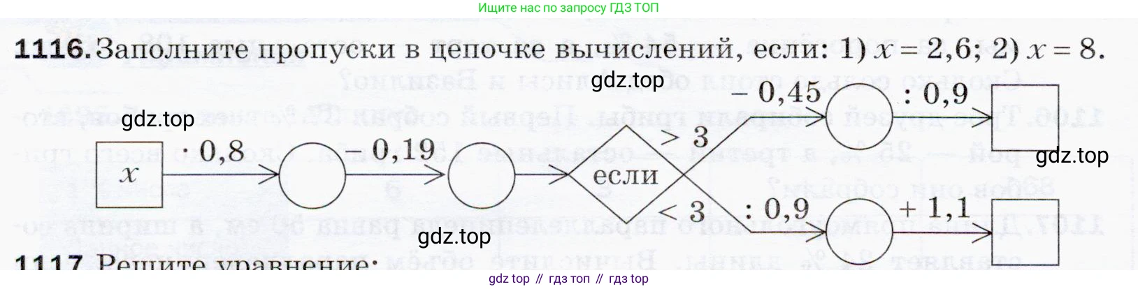 ГДЗ Математика, 5 класс Учебник, авторы: Мерзляк Аркадий Григорьевич, Полонский Виталий Борисович, Якир Михаил Семёнович, издательство Просвещение, Москва, 2019 - 2022, голубого цвета, страница 262, номер 1116, Условие