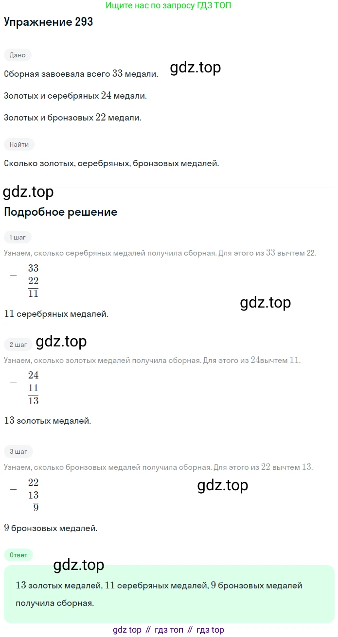ГДЗ Математика, 5 класс Учебник, авторы: Мерзляк Аркадий Григорьевич, Полонский Виталий Борисович, Якир Михаил Семёнович, издательство Просвещение, Москва, 2019 - 2022, голубого цвета, страница 77, номер 293, Решение 2