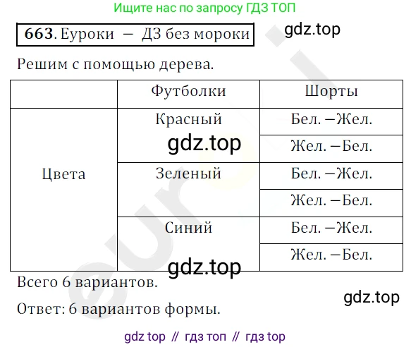 ГДЗ Математика, 5 класс Учебник, авторы: Мерзляк Аркадий Григорьевич, Полонский Виталий Борисович, Якир Михаил Семёнович, издательство Просвещение, Москва, 2019 - 2022, голубого цвета, страница 165, номер 663, Решение 3