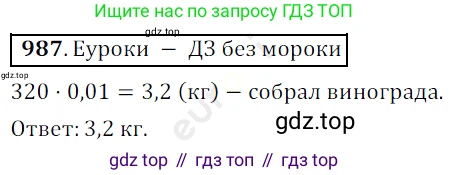 ГДЗ Математика, 5 класс Учебник, авторы: Мерзляк Аркадий Григорьевич, Полонский Виталий Борисович, Якир Михаил Семёнович, издательство Просвещение, Москва, 2019 - 2022, голубого цвета, страница 243, номер 987, Решение 3