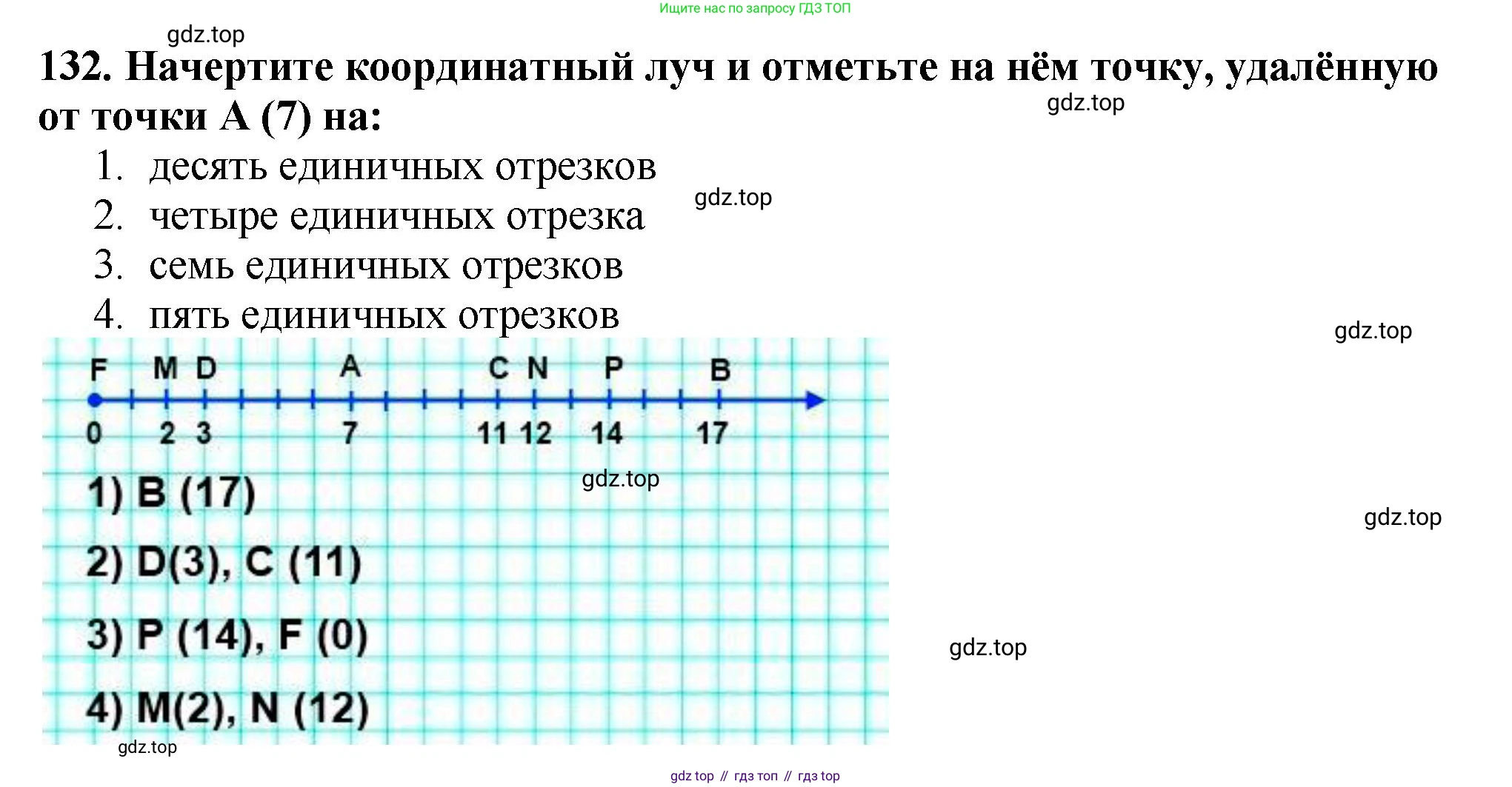 ГДЗ Математика, 5 класс Учебник, авторы: Мерзляк Аркадий Григорьевич, Полонский Виталий Борисович, Якир Михаил Семёнович, издательство Просвещение, Москва, 2019 - 2022, голубого цвета, страница 39, номер 132, Решение 4