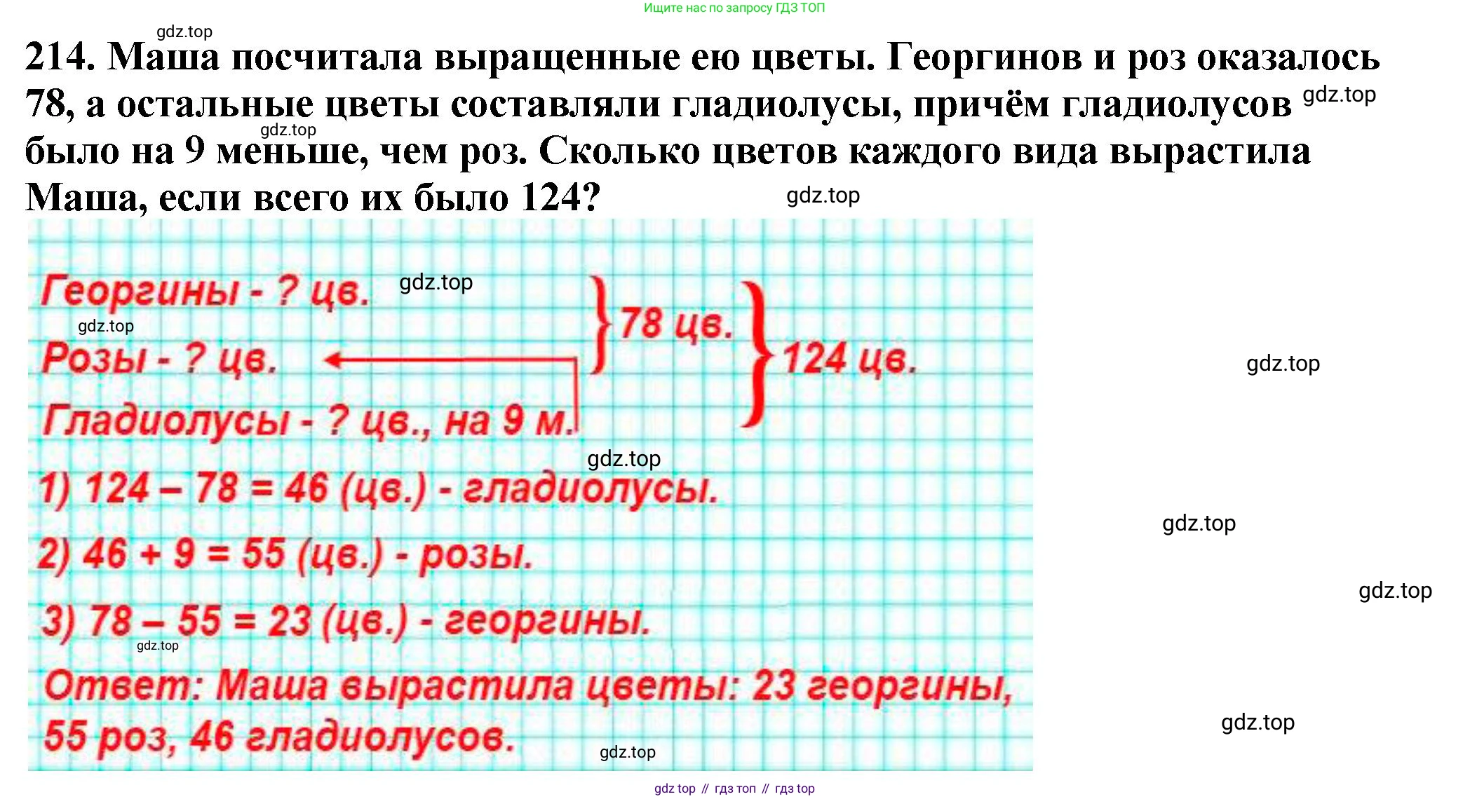 ГДЗ Математика, 5 класс Учебник, авторы: Мерзляк Аркадий Григорьевич, Полонский Виталий Борисович, Якир Михаил Семёнович, издательство Просвещение, Москва, 2019 - 2022, голубого цвета, страница 59, номер 214, Решение 4
