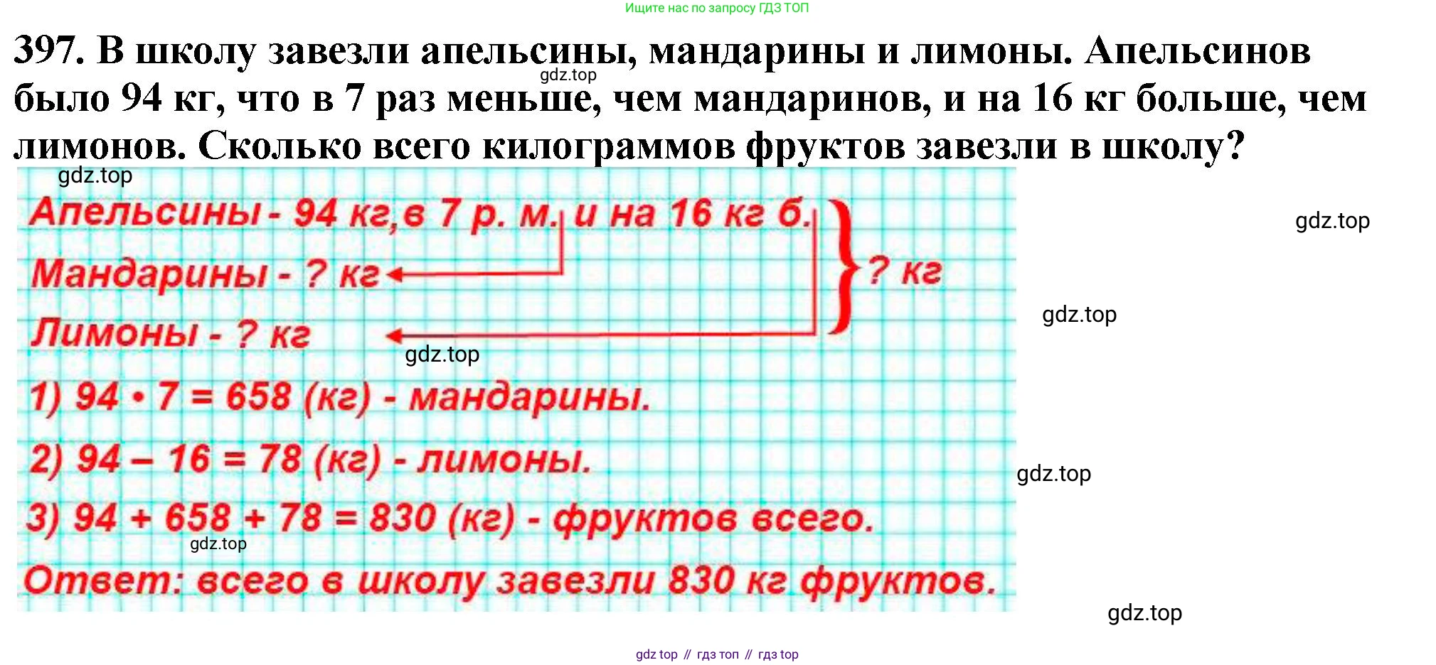ГДЗ Математика, 5 класс Учебник, авторы: Мерзляк Аркадий Григорьевич, Полонский Виталий Борисович, Якир Михаил Семёнович, издательство Просвещение, Москва, 2019 - 2022, голубого цвета, страница 111, номер 397, Решение 4