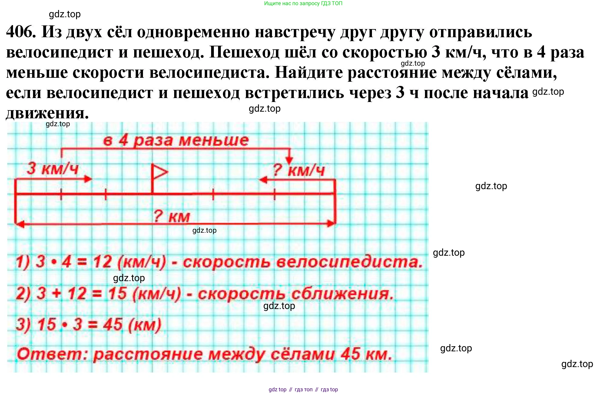 ГДЗ Математика, 5 класс Учебник, авторы: Мерзляк Аркадий Григорьевич, Полонский Виталий Борисович, Якир Михаил Семёнович, издательство Просвещение, Москва, 2019 - 2022, голубого цвета, страница 112, номер 406, Решение 4