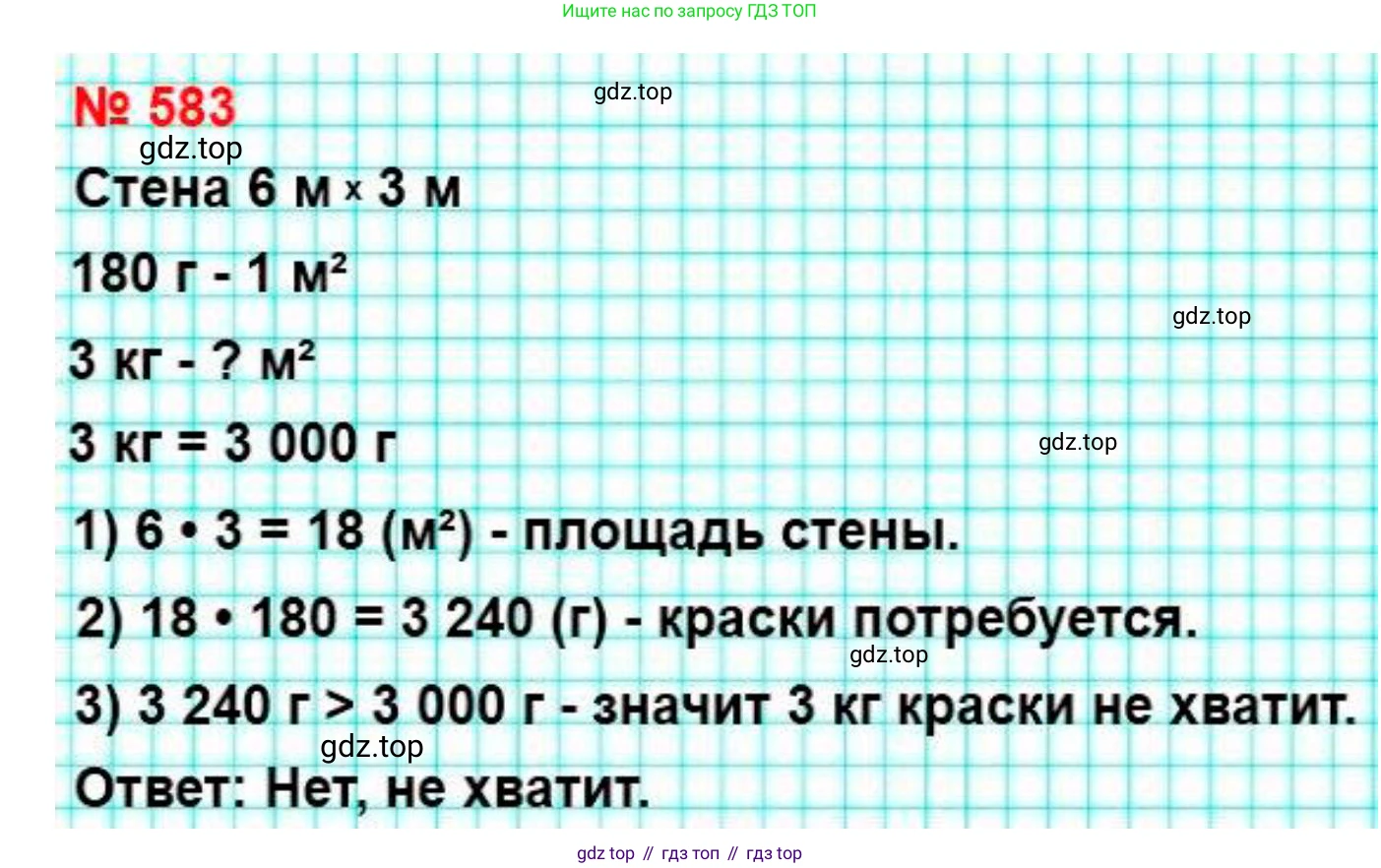 ГДЗ Математика, 5 класс Учебник, авторы: Мерзляк Аркадий Григорьевич, Полонский Виталий Борисович, Якир Михаил Семёнович, издательство Просвещение, Москва, 2019 - 2022, голубого цвета, страница 143, номер 583, Решение 4 (продолжение 2)