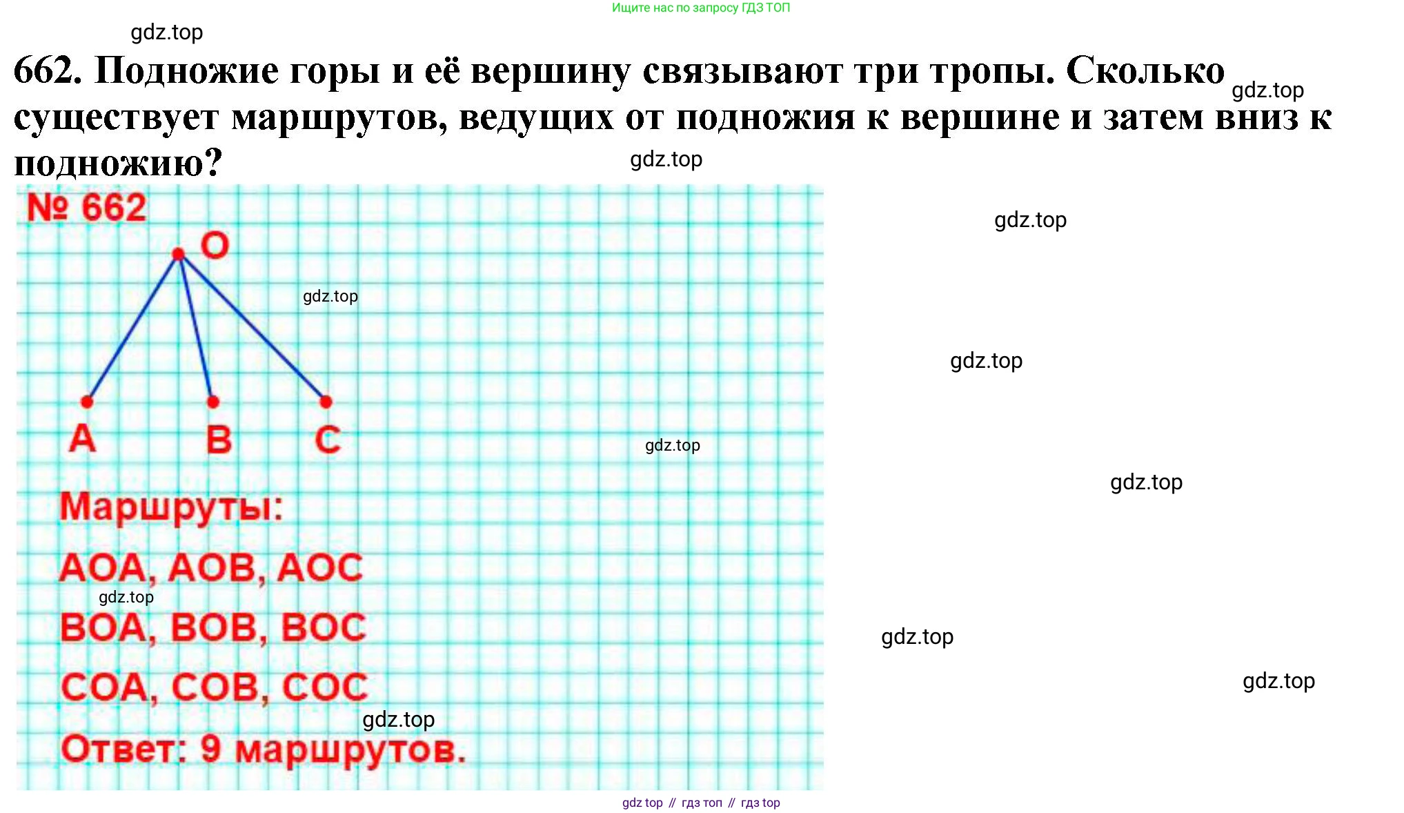 ГДЗ Математика, 5 класс Учебник, авторы: Мерзляк Аркадий Григорьевич, Полонский Виталий Борисович, Якир Михаил Семёнович, издательство Просвещение, Москва, 2019 - 2022, голубого цвета, страница 165, номер 662, Решение 4