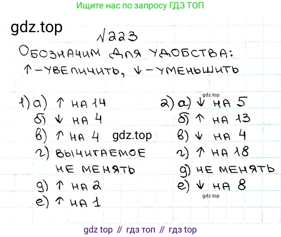 ГДЗ Математика, 5 класс Учебник, авторы: Мерзляк Аркадий Григорьевич, Полонский Виталий Борисович, Якир Михаил Семёнович, издательство Просвещение, Москва, 2019 - 2022, голубого цвета, страница 60, номер 223, Решение 5