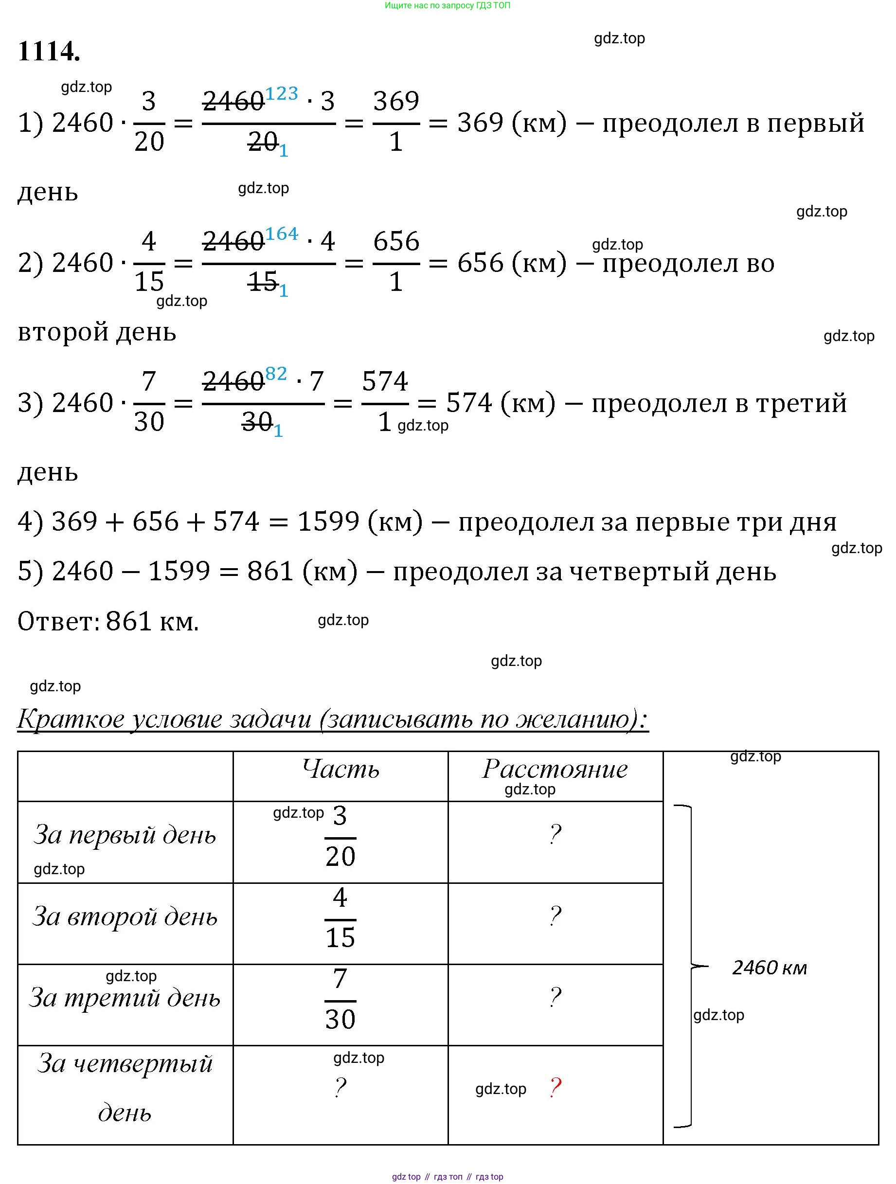 Математика, 5 класс Учебник, авторы: Мерзляк Аркадий Григорьевич, Полонский Виталий Борисович, Якир Михаил Семёнович, издательство Просвещение, Москва, 2023, голубого цвета, страница 248, номер 1114, Решение