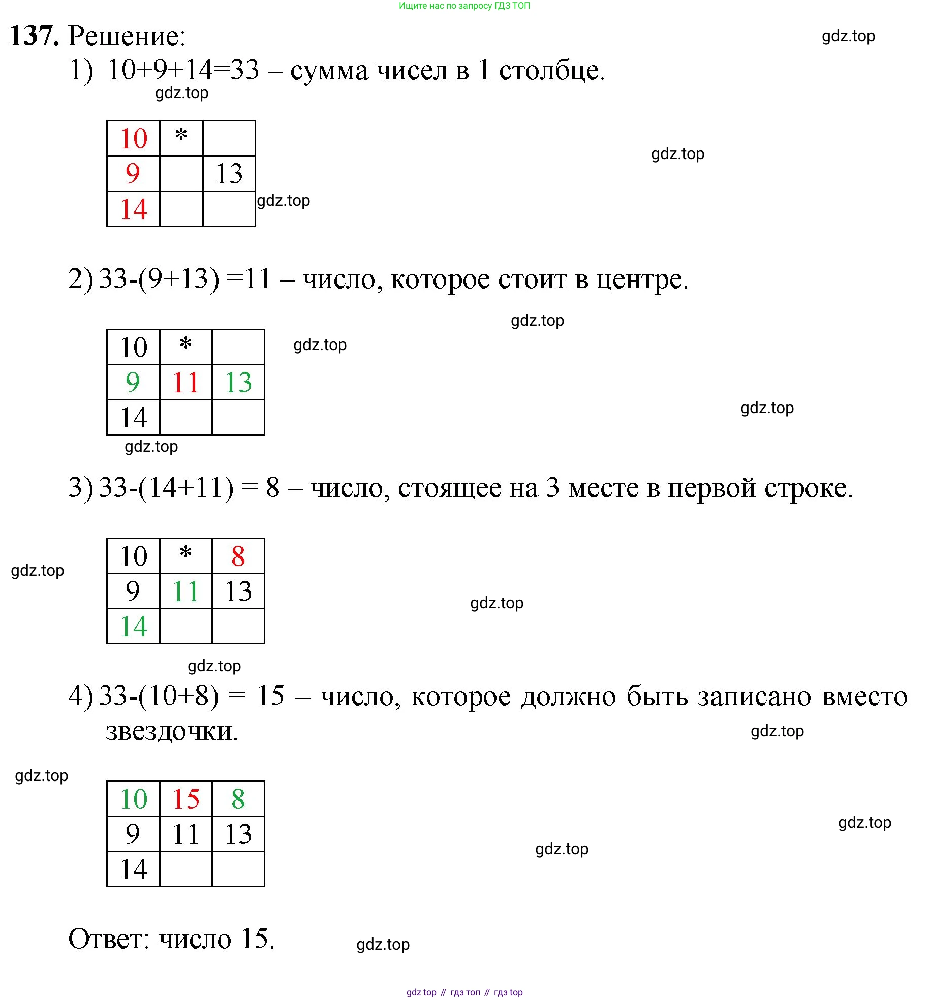 Математика, 5 класс Учебник, авторы: Мерзляк Аркадий Григорьевич, Полонский Виталий Борисович, Якир Михаил Семёнович, издательство Просвещение, Москва, 2023, голубого цвета, страница 38, номер 137, Решение