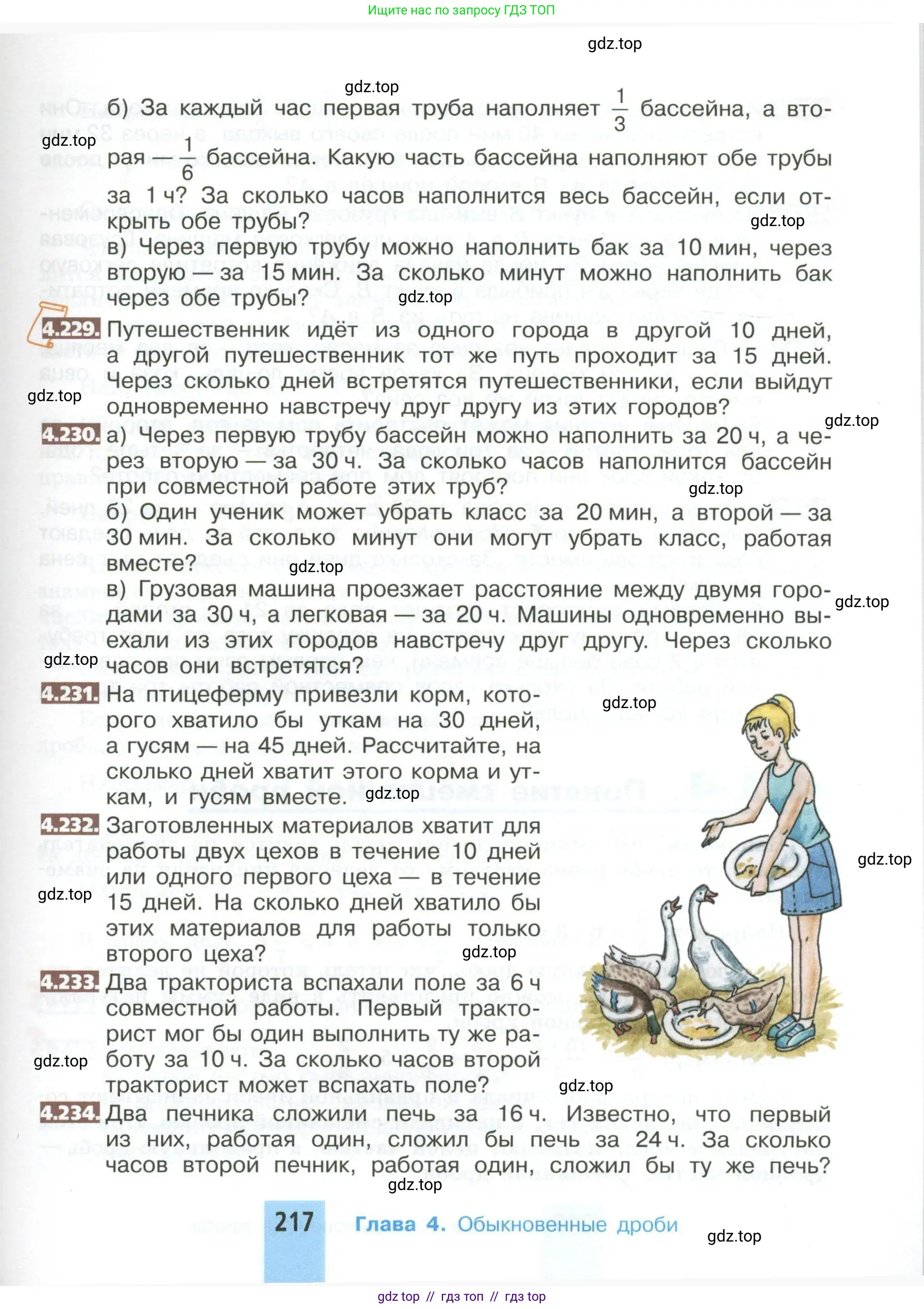 Математика, 5 класс Учебник, авторы: Никольский Сергей Михайлович, Потапов Михаил Константинович, Решетников Николай Николаевич, Шевкин Александр Владимирович, издательство Просвещение, Москва, 2023, коричневого цвета, страница 217