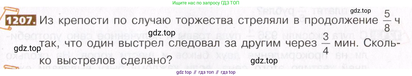 ГДЗ Математика, 5 класс Учебник, авторы: Никольский Сергей Михайлович, Потапов Михаил Константинович, Решетников Николай Николаевич, Шевкин Александр Владимирович, издательство Просвещение, Москва, 2019 - 2022, коричневого цвета, страница 261, номер 1207, Условие