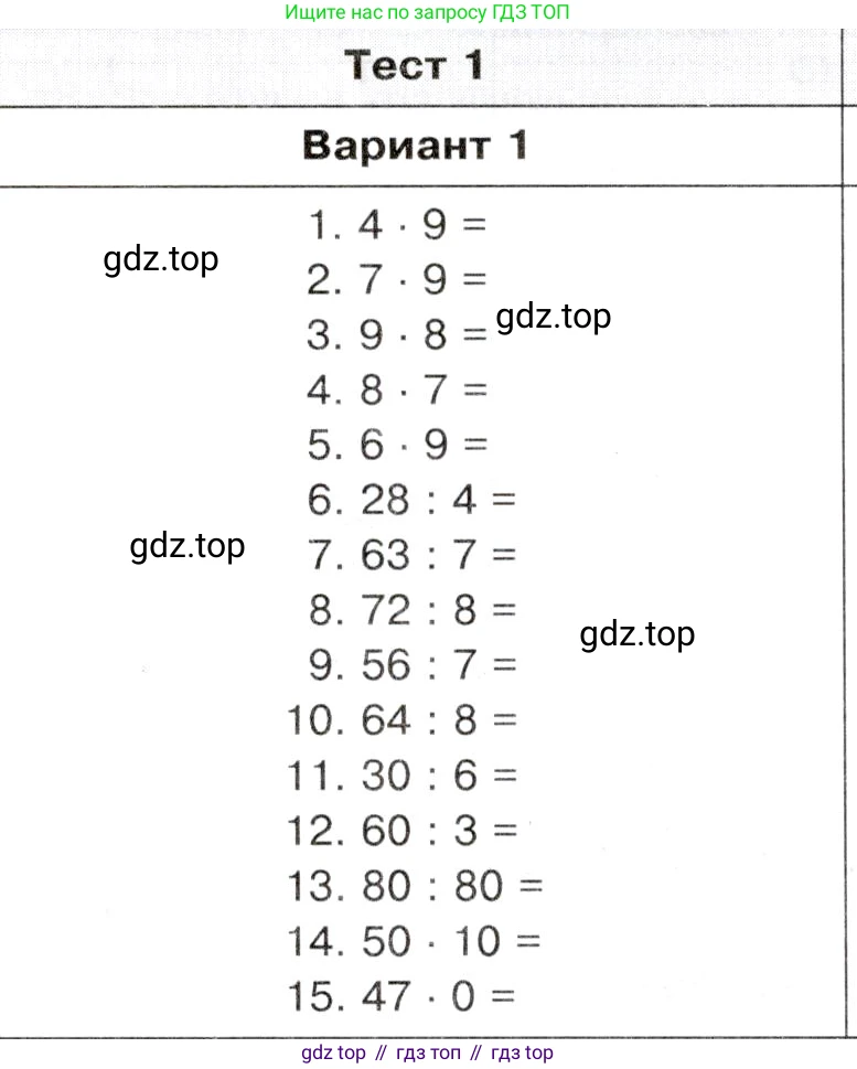 Математика, 5 класс Контрольные работы, автор: Крайнева Лариса Борисовна, издательство Просвещение, Москва, 2023, страница 8, номер 1, Условие