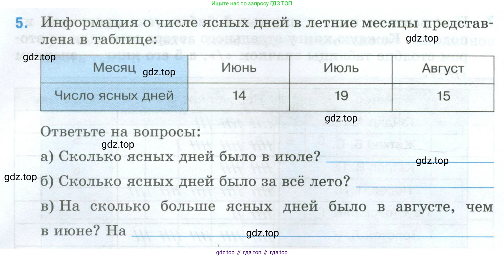 Математика, 5 класс рабочая тетрадь, автор: Ткачева Мария Владимировна, издательство Просвещение, Москва, 2024, белого цвета, страница 5, номер 5, Условие 2024