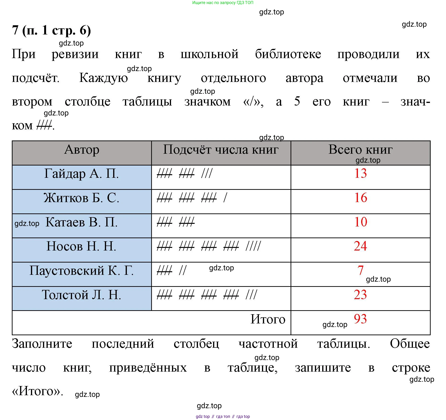 Математика, 5 класс рабочая тетрадь, автор: Ткачева Мария Владимировна, издательство Просвещение, Москва, 2024, белого цвета, страница 6, номер 7, Решение 2024