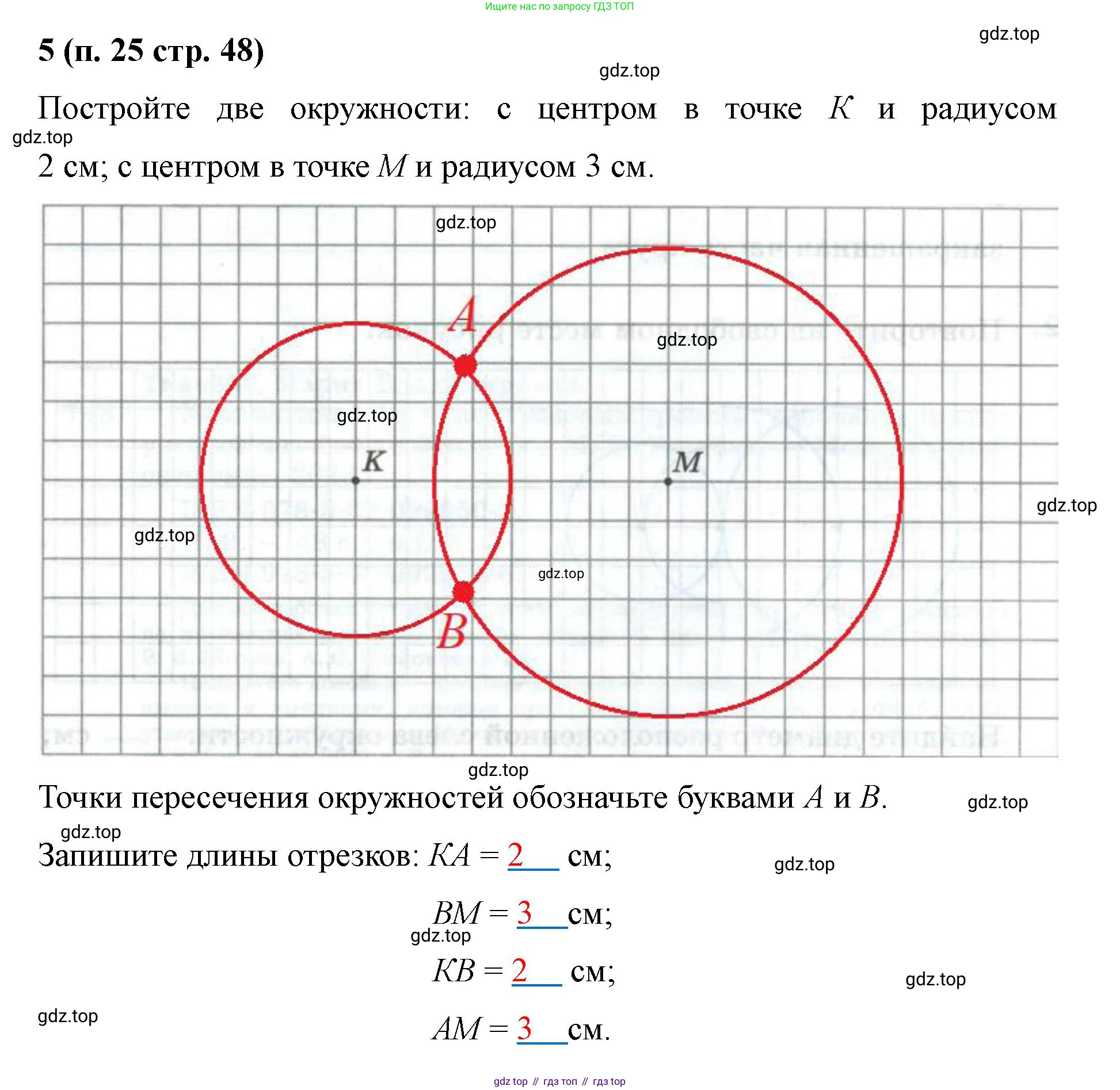 Математика, 5 класс рабочая тетрадь, автор: Ткачева Мария Владимировна, издательство Просвещение, Москва, 2024, белого цвета, страница 48, номер 5, Решение 2024
