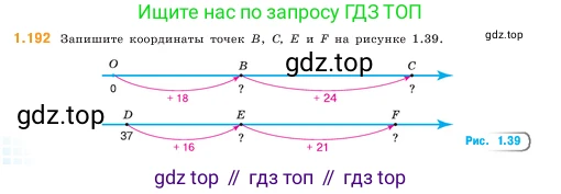 ГДЗ Математика, 5 класс Учебник, авторы: Виленкин Наум Яковлевич, Жохов Владимир Иванович, Чесноков Александр Семёнович, Александрова Лилия Александровна, Шварцбурд Семён Исаакович, издательство Просвещение, Москва, 2023, белого цвета, Часть 1, страница 36, номер 1.192, Условие