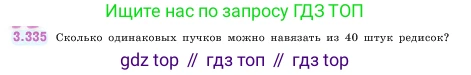 ГДЗ Математика, 5 класс Учебник, авторы: Виленкин Наум Яковлевич, Жохов Владимир Иванович, Чесноков Александр Семёнович, Александрова Лилия Александровна, Шварцбурд Семён Исаакович, издательство Просвещение, Москва, 2023, белого цвета, Часть 1, страница 118, номер 3.335, Условие