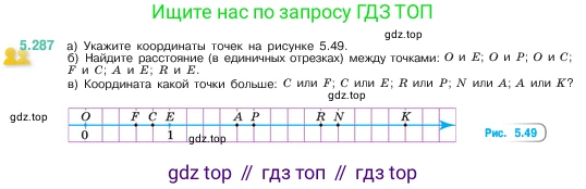 ГДЗ Математика, 5 класс Учебник, авторы: Виленкин Наум Яковлевич, Жохов Владимир Иванович, Чесноков Александр Семёнович, Александрова Лилия Александровна, Шварцбурд Семён Исаакович, издательство Просвещение, Москва, 2023, белого цвета, Часть 2, страница 50, номер 5.287, Условие
