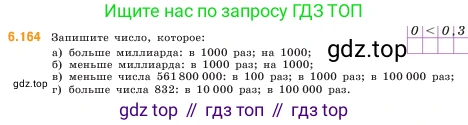 ГДЗ Математика, 5 класс Учебник, авторы: Виленкин Наум Яковлевич, Жохов Владимир Иванович, Чесноков Александр Семёнович, Александрова Лилия Александровна, Шварцбурд Семён Исаакович, издательство Просвещение, Москва, 2023, белого цвета, Часть 2, страница 116, номер 6.164, Условие