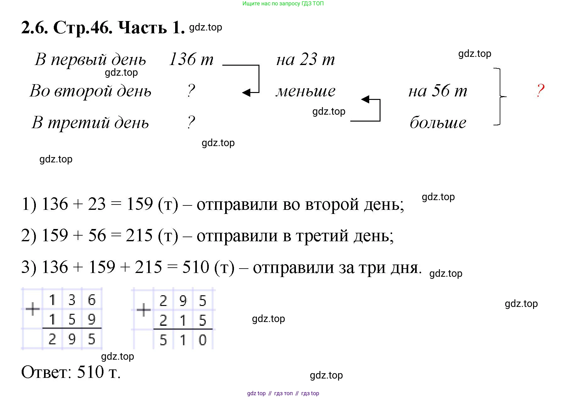 ГДЗ Математика, 5 класс Учебник, авторы: Виленкин Наум Яковлевич, Жохов Владимир Иванович, Чесноков Александр Семёнович, Александрова Лилия Александровна, Шварцбурд Семён Исаакович, издательство Просвещение, Москва, 2023, белого цвета, Часть 1, страница 46, номер 2.6, Решение 4