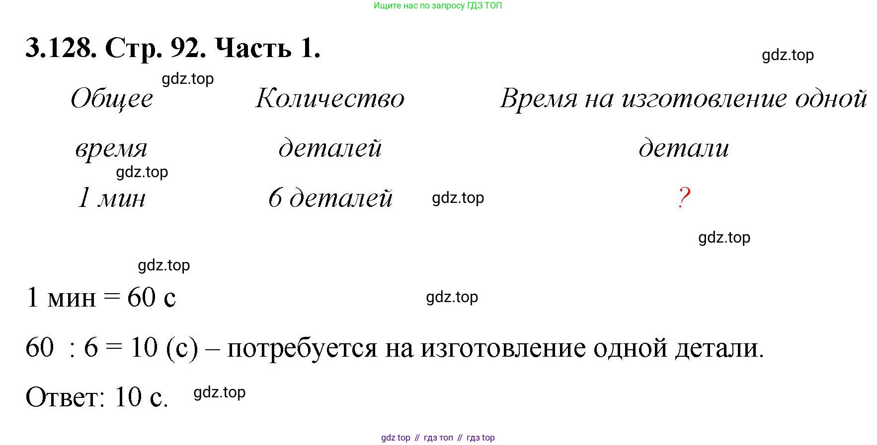 ГДЗ Математика, 5 класс Учебник, авторы: Виленкин Наум Яковлевич, Жохов Владимир Иванович, Чесноков Александр Семёнович, Александрова Лилия Александровна, Шварцбурд Семён Исаакович, издательство Просвещение, Москва, 2023, белого цвета, Часть 1, страница 92, номер 3.128, Решение 4