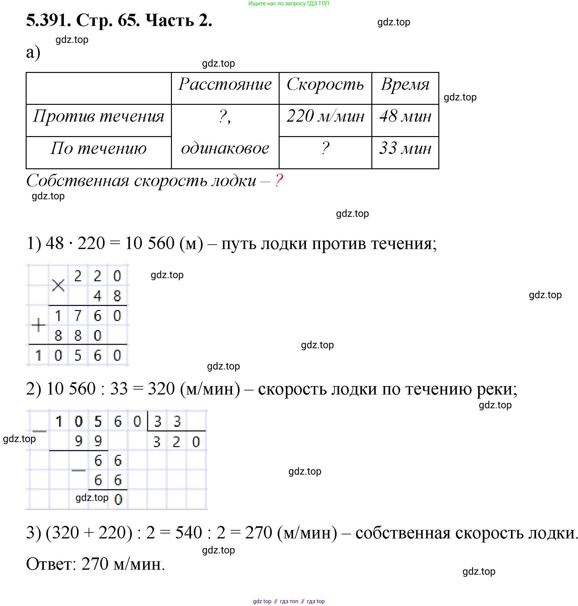 ГДЗ Математика, 5 класс Учебник, авторы: Виленкин Наум Яковлевич, Жохов Владимир Иванович, Чесноков Александр Семёнович, Александрова Лилия Александровна, Шварцбурд Семён Исаакович, издательство Просвещение, Москва, 2023, белого цвета, Часть 2, страница 65, номер 5.391, Решение 4