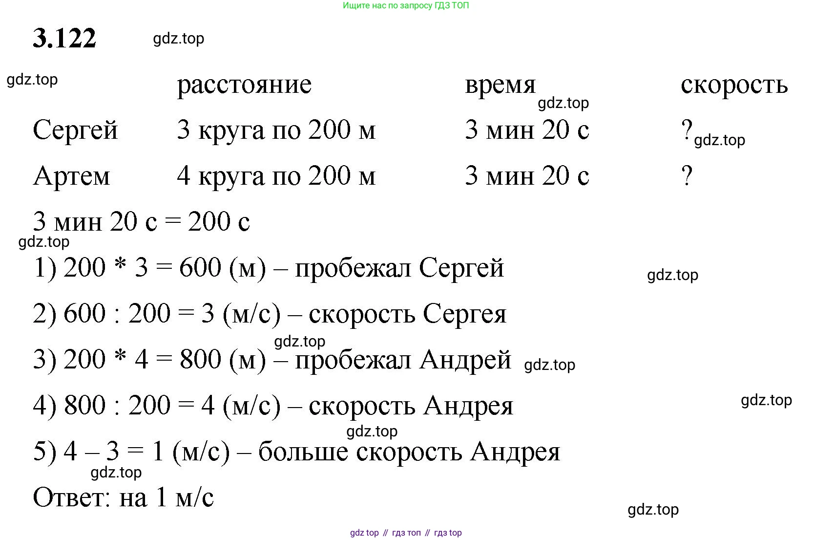 ГДЗ Математика, 5 класс Учебник, авторы: Виленкин Наум Яковлевич, Жохов Владимир Иванович, Чесноков Александр Семёнович, Александрова Лилия Александровна, Шварцбурд Семён Исаакович, издательство Просвещение, Москва, 2023, белого цвета, Часть 1, страница 91, номер 3.122, Решение 3