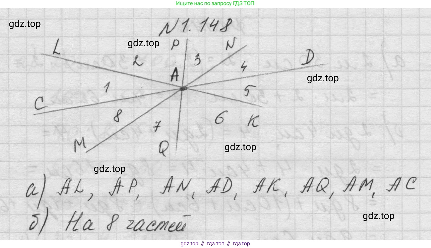 Математика, 5 класс Учебник, авторы: Виленкин Наум Яковлевич, Жохов Владимир Иванович, Чесноков Александр Семёнович, Александрова Лилия Александровна, Шварцбурд Семён Исаакович, издательство Просвещение, Москва, 2023, белого цвета, Часть 1, страница 31, номер 1.148, Решение 1