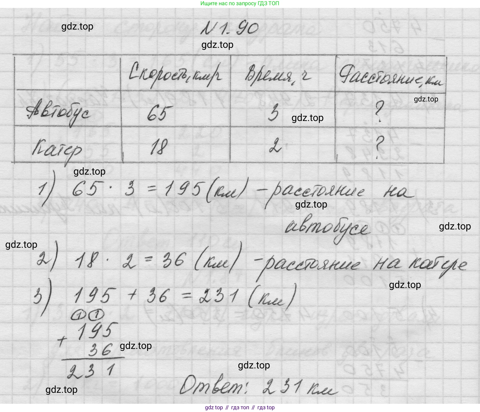 Математика, 5 класс Учебник, авторы: Виленкин Наум Яковлевич, Жохов Владимир Иванович, Чесноков Александр Семёнович, Александрова Лилия Александровна, Шварцбурд Семён Исаакович, издательство Просвещение, Москва, 2023, белого цвета, Часть 1, страница 21, номер 1.90, Решение 1