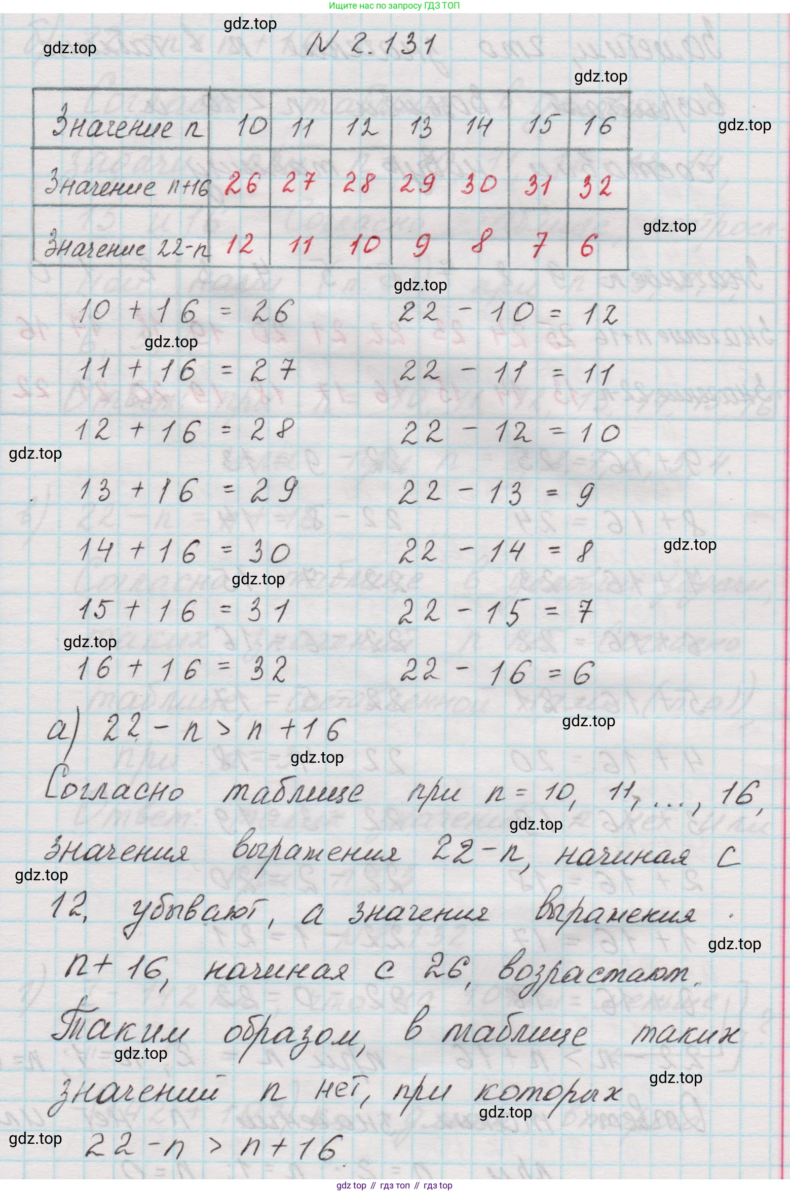 Математика, 5 класс Учебник, авторы: Виленкин Наум Яковлевич, Жохов Владимир Иванович, Чесноков Александр Семёнович, Александрова Лилия Александровна, Шварцбурд Семён Исаакович, издательство Просвещение, Москва, 2023, белого цвета, Часть 1, страница 62, номер 2.131, Решение 1