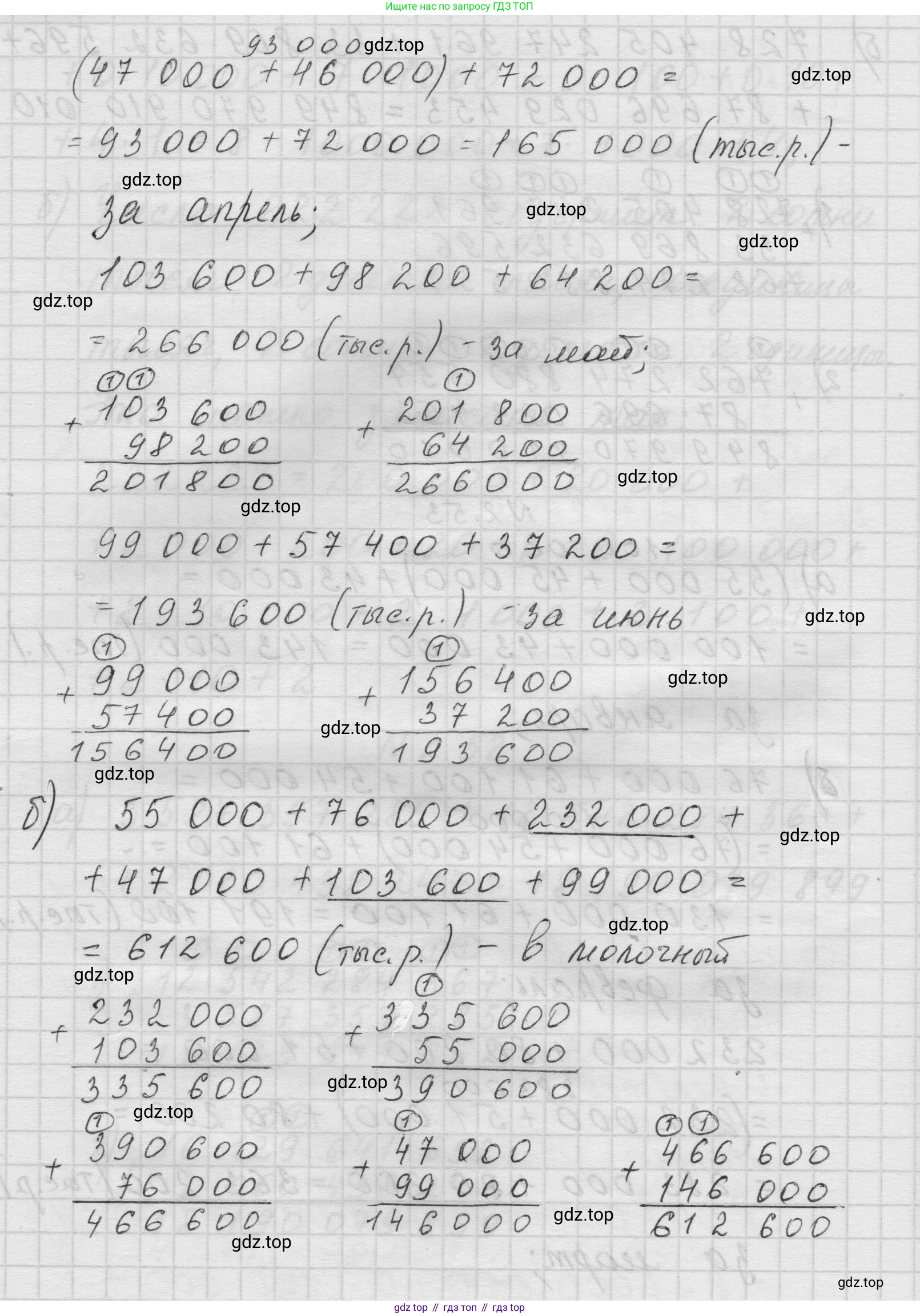 Математика, 5 класс Учебник, авторы: Виленкин Наум Яковлевич, Жохов Владимир Иванович, Чесноков Александр Семёнович, Александрова Лилия Александровна, Шварцбурд Семён Исаакович, издательство Просвещение, Москва, 2023, белого цвета, Часть 1, страница 50, номер 2.53, Решение 1 (продолжение 2)