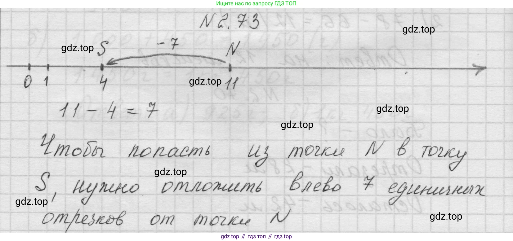 Математика, 5 класс Учебник, авторы: Виленкин Наум Яковлевич, Жохов Владимир Иванович, Чесноков Александр Семёнович, Александрова Лилия Александровна, Шварцбурд Семён Исаакович, издательство Просвещение, Москва, 2023, белого цвета, Часть 1, страница 54, номер 2.73, Решение 1