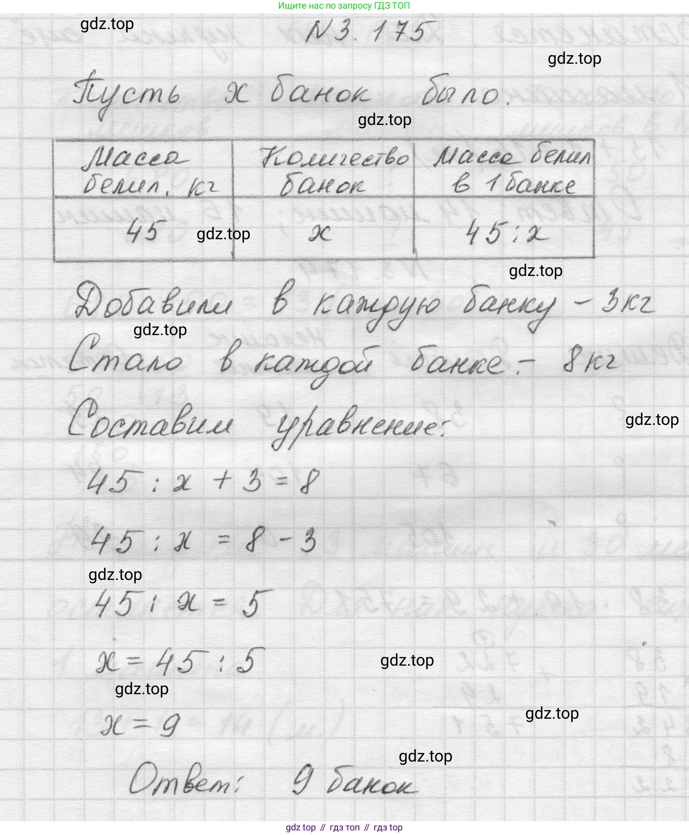 Математика, 5 класс Учебник, авторы: Виленкин Наум Яковлевич, Жохов Владимир Иванович, Чесноков Александр Семёнович, Александрова Лилия Александровна, Шварцбурд Семён Исаакович, издательство Просвещение, Москва, 2023, белого цвета, Часть 1, страница 97, номер 3.175, Решение 1