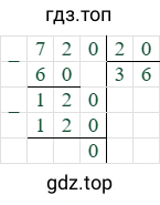 720/20=36