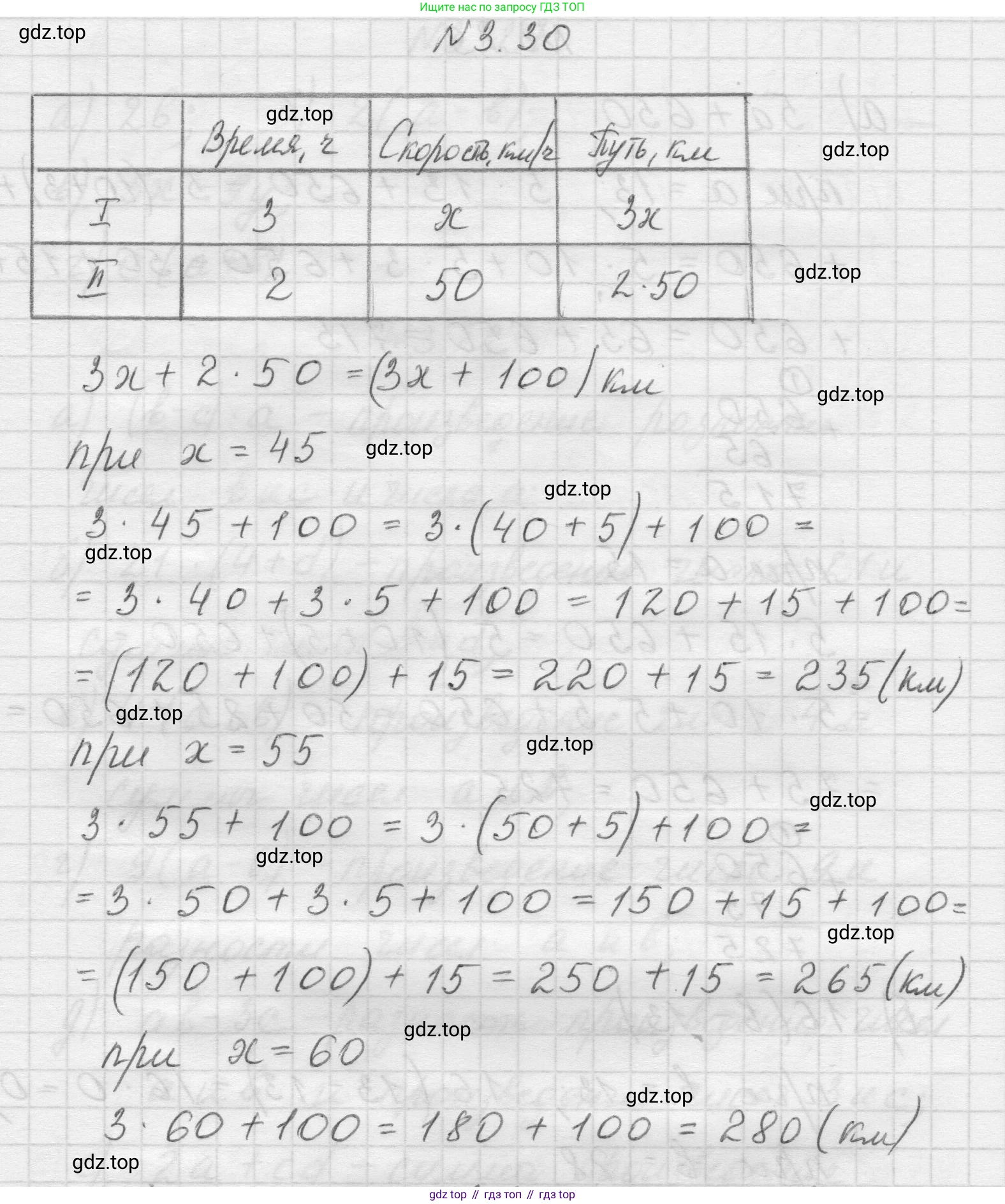 Математика, 5 класс Учебник, авторы: Виленкин Наум Яковлевич, Жохов Владимир Иванович, Чесноков Александр Семёнович, Александрова Лилия Александровна, Шварцбурд Семён Исаакович, издательство Просвещение, Москва, 2023, белого цвета, Часть 1, страница 82, номер 3.30, Решение 1