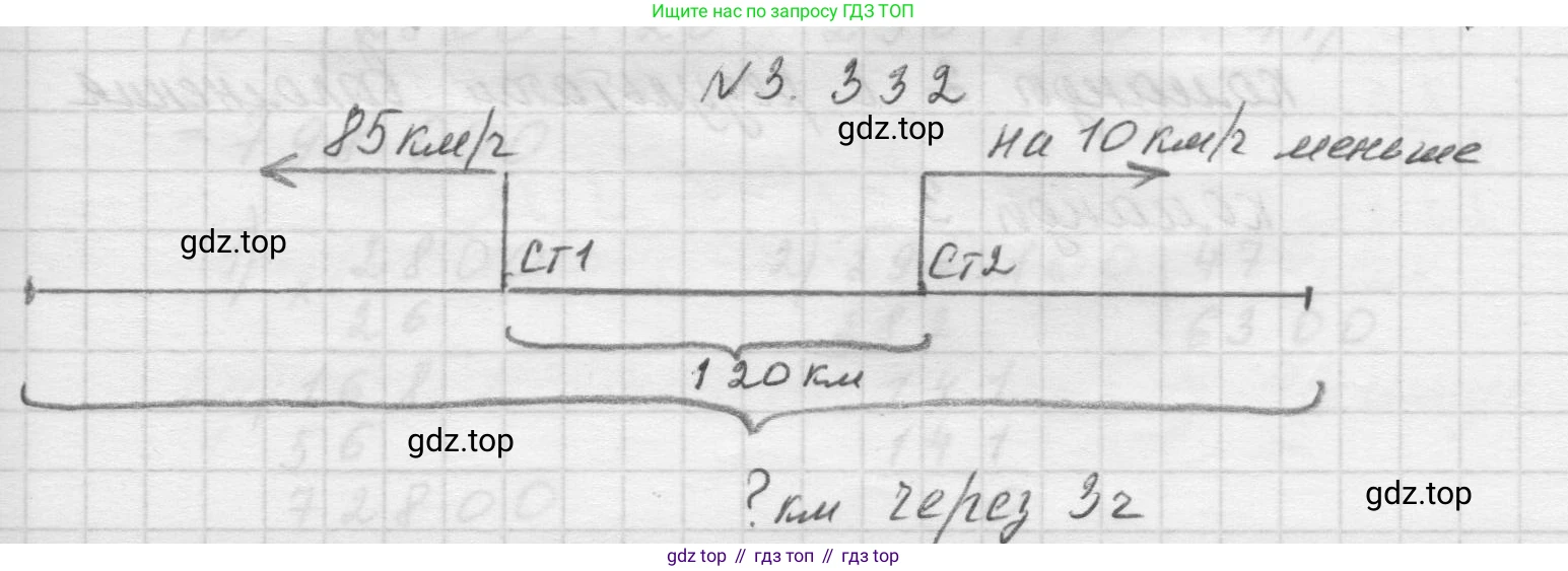 Математика, 5 класс Учебник, авторы: Виленкин Наум Яковлевич, Жохов Владимир Иванович, Чесноков Александр Семёнович, Александрова Лилия Александровна, Шварцбурд Семён Исаакович, издательство Просвещение, Москва, 2023, белого цвета, Часть 1, страница 117, номер 3.332, Решение 1