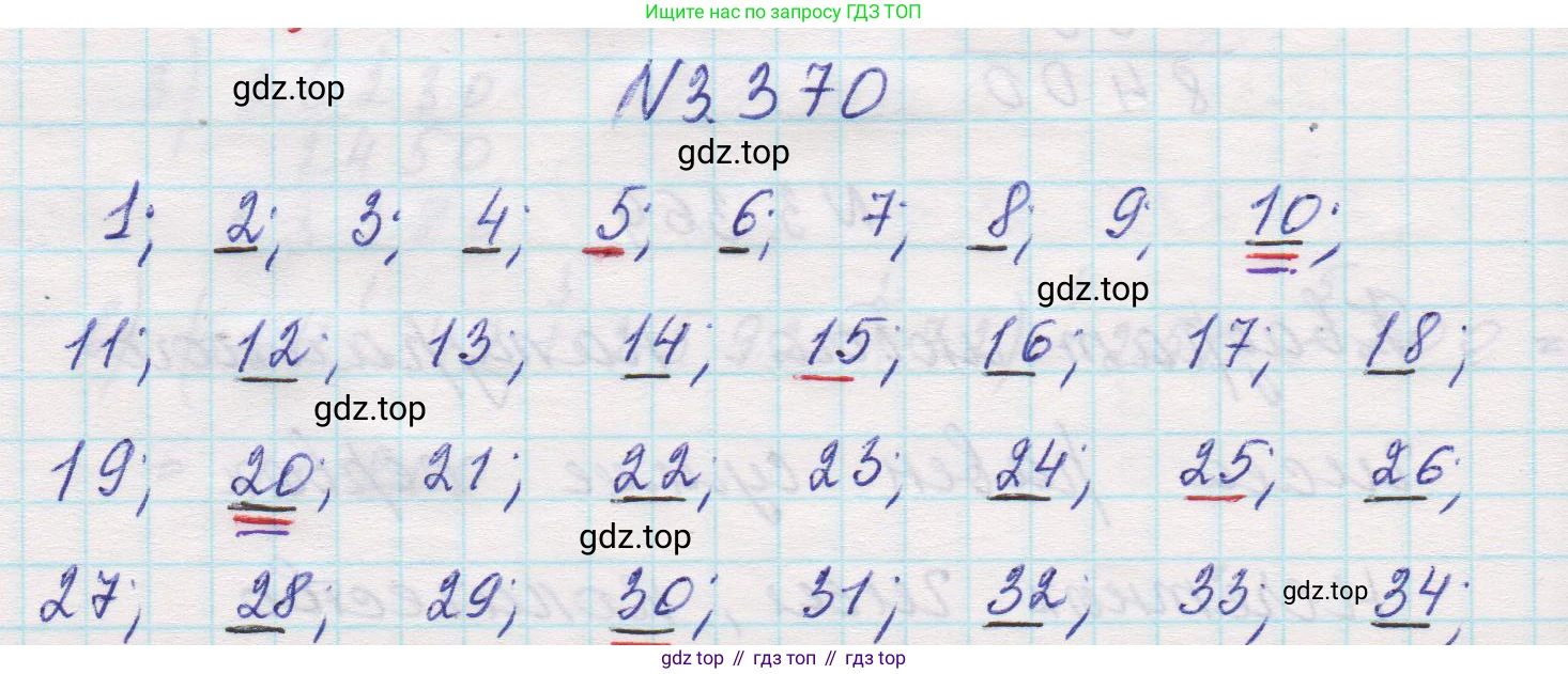 Математика, 5 класс Учебник, авторы: Виленкин Наум Яковлевич, Жохов Владимир Иванович, Чесноков Александр Семёнович, Александрова Лилия Александровна, Шварцбурд Семён Исаакович, издательство Просвещение, Москва, 2023, белого цвета, Часть 1, страница 125, номер 3.370, Решение 1