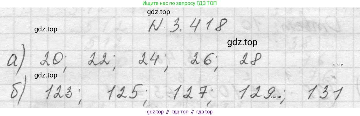 Математика, 5 класс Учебник, авторы: Виленкин Наум Яковлевич, Жохов Владимир Иванович, Чесноков Александр Семёнович, Александрова Лилия Александровна, Шварцбурд Семён Исаакович, издательство Просвещение, Москва, 2023, белого цвета, Часть 1, страница 128, номер 3.418, Решение 1