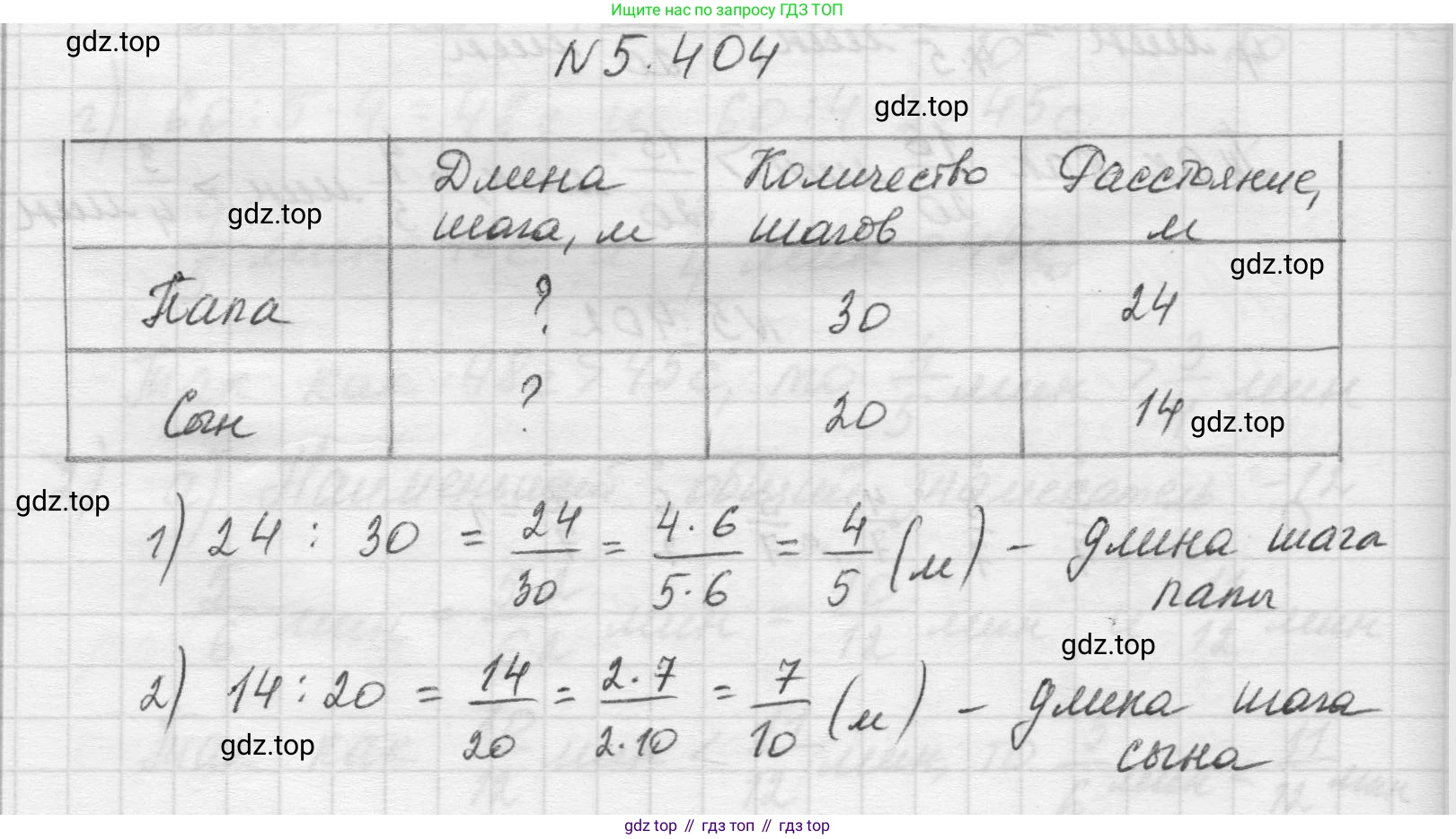 Математика, 5 класс Учебник, авторы: Виленкин Наум Яковлевич, Жохов Владимир Иванович, Чесноков Александр Семёнович, Александрова Лилия Александровна, Шварцбурд Семён Исаакович, издательство Просвещение, Москва, 2023, белого цвета, Часть 2, страница 67, номер 5.404, Решение 1