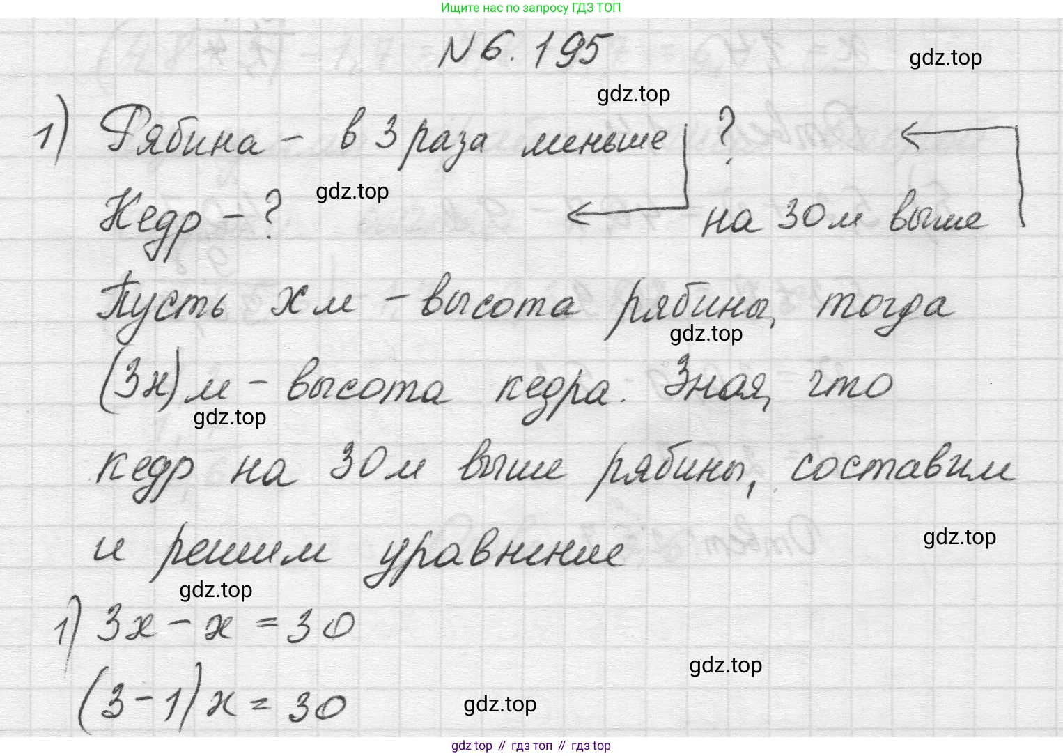 Математика, 5 класс Учебник, авторы: Виленкин Наум Яковлевич, Жохов Владимир Иванович, Чесноков Александр Семёнович, Александрова Лилия Александровна, Шварцбурд Семён Исаакович, издательство Просвещение, Москва, 2023, белого цвета, Часть 2, страница 121, номер 6.195, Решение 1
