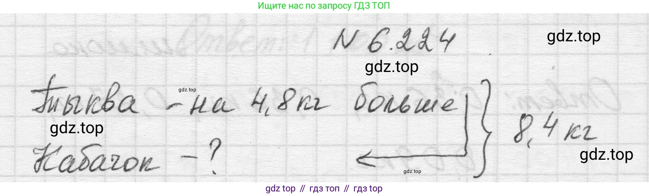 Математика, 5 класс Учебник, авторы: Виленкин Наум Яковлевич, Жохов Владимир Иванович, Чесноков Александр Семёнович, Александрова Лилия Александровна, Шварцбурд Семён Исаакович, издательство Просвещение, Москва, 2023, белого цвета, Часть 2, страница 125, номер 6.224, Решение 1