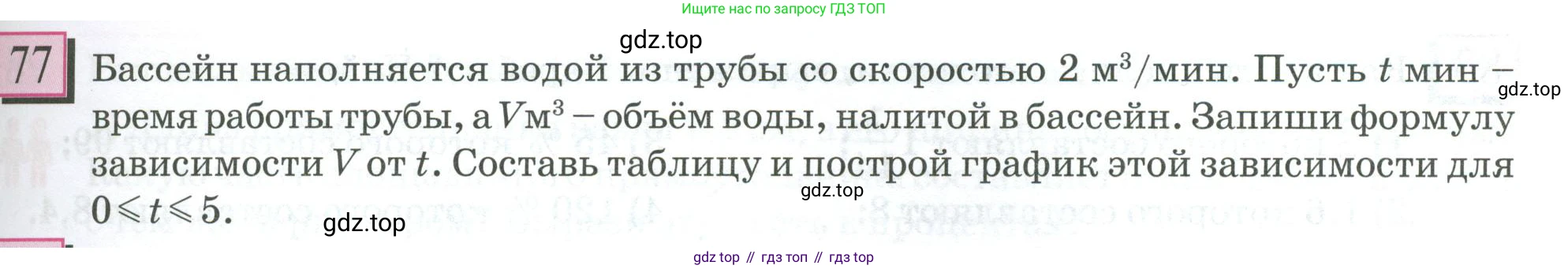 ГДЗ Математика, 6 класс Учебник, авторы: Дорофеев Георгий Владимирович, Петерсон Людмила Георгиевна, издательство Просвещение, Москва, 2023, голубого цвета, Часть 1, страница 23, номер 77, Условие 2023