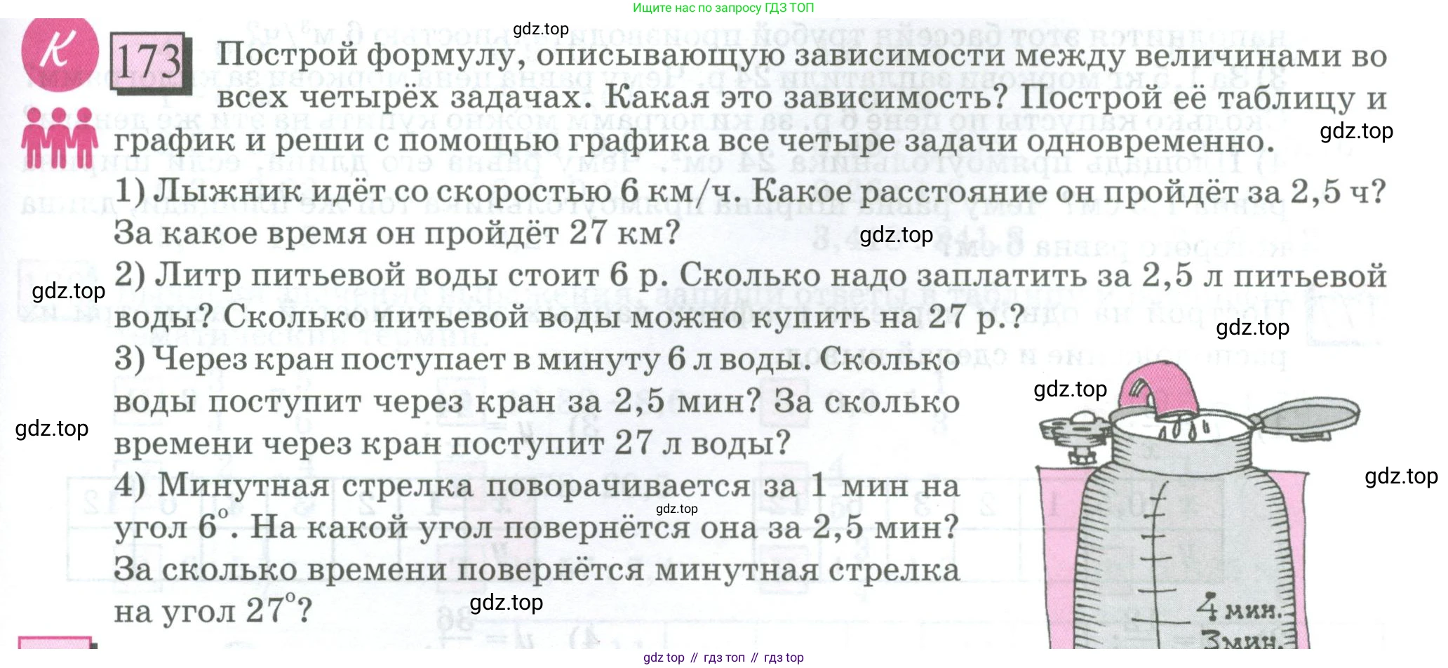 ГДЗ Математика, 6 класс Учебник, авторы: Дорофеев Георгий Владимирович, Петерсон Людмила Георгиевна, издательство Просвещение, Москва, 2023, голубого цвета, Часть 2, страница 45, номер 173, Условие 2023