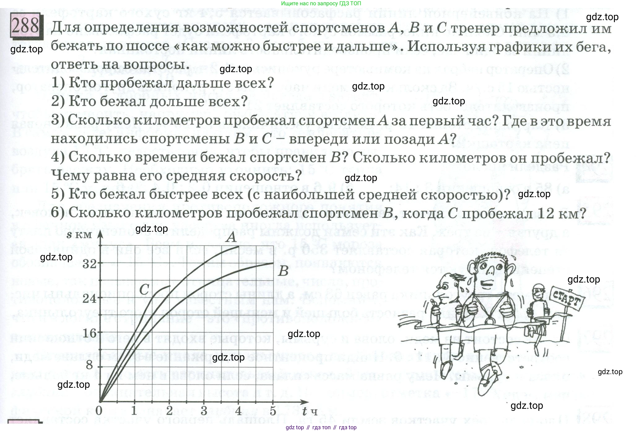 ГДЗ Математика, 6 класс Учебник, авторы: Дорофеев Георгий Владимирович, Петерсон Людмила Георгиевна, издательство Просвещение, Москва, 2023, голубого цвета, Часть 2, страница 67, номер 288, Условие 2023