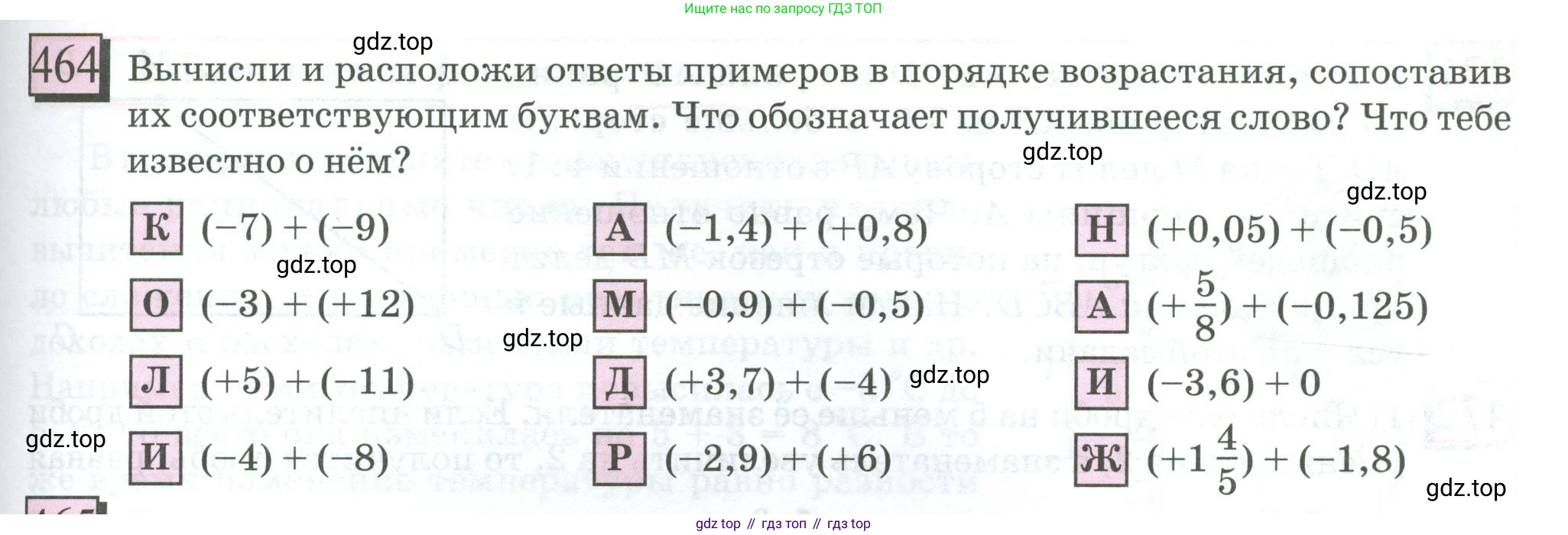 ГДЗ Математика, 6 класс Учебник, авторы: Дорофеев Георгий Владимирович, Петерсон Людмила Георгиевна, издательство Просвещение, Москва, 2023, голубого цвета, Часть 2, страница 103, номер 464, Условие 2023