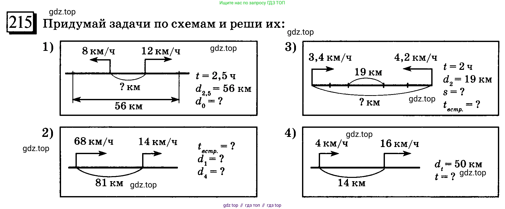ГДЗ Математика, 6 класс Учебник, авторы: Дорофеев Георгий Владимирович, Петерсон Людмила Георгиевна, издательство Просвещение, Москва, 2023, голубого цвета, Часть 1, страница 55, номер 215, Условие 2010-2022