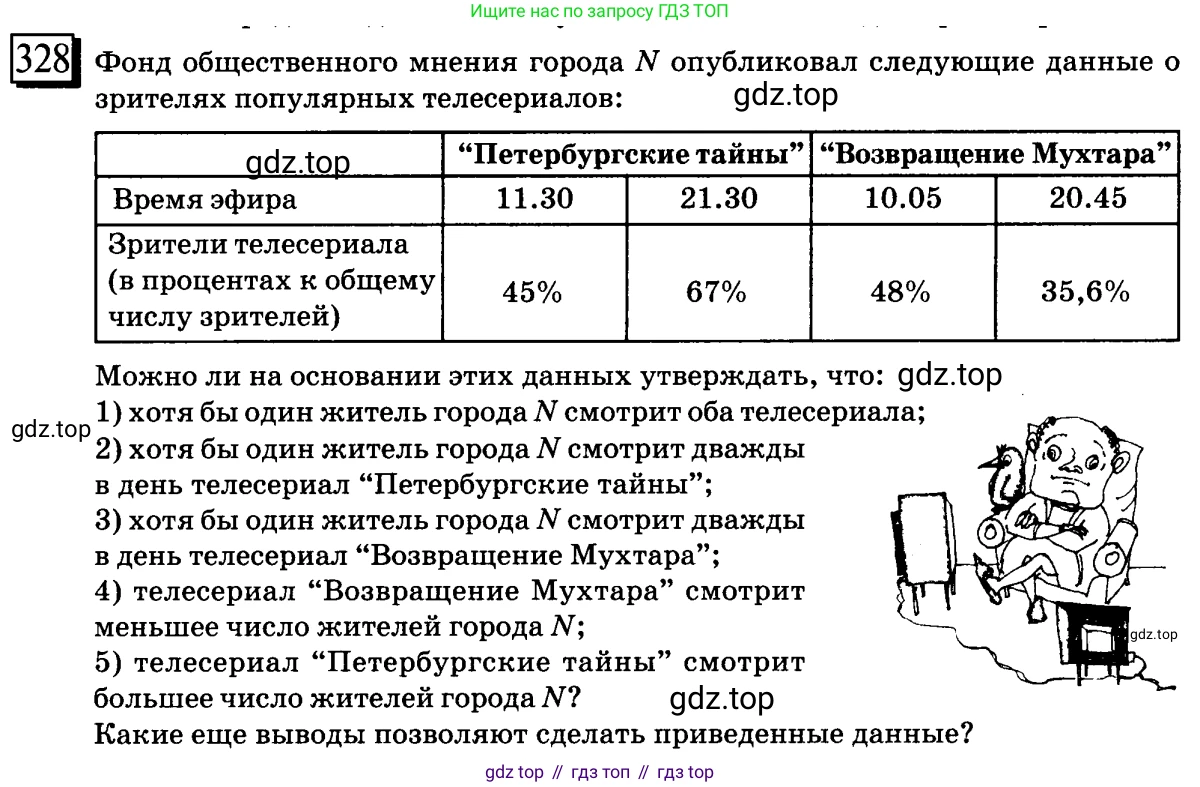 ГДЗ Математика, 6 класс Учебник, авторы: Дорофеев Георгий Владимирович, Петерсон Людмила Георгиевна, издательство Просвещение, Москва, 2023, голубого цвета, Часть 1, страница 78, номер 328, Условие 2010-2022