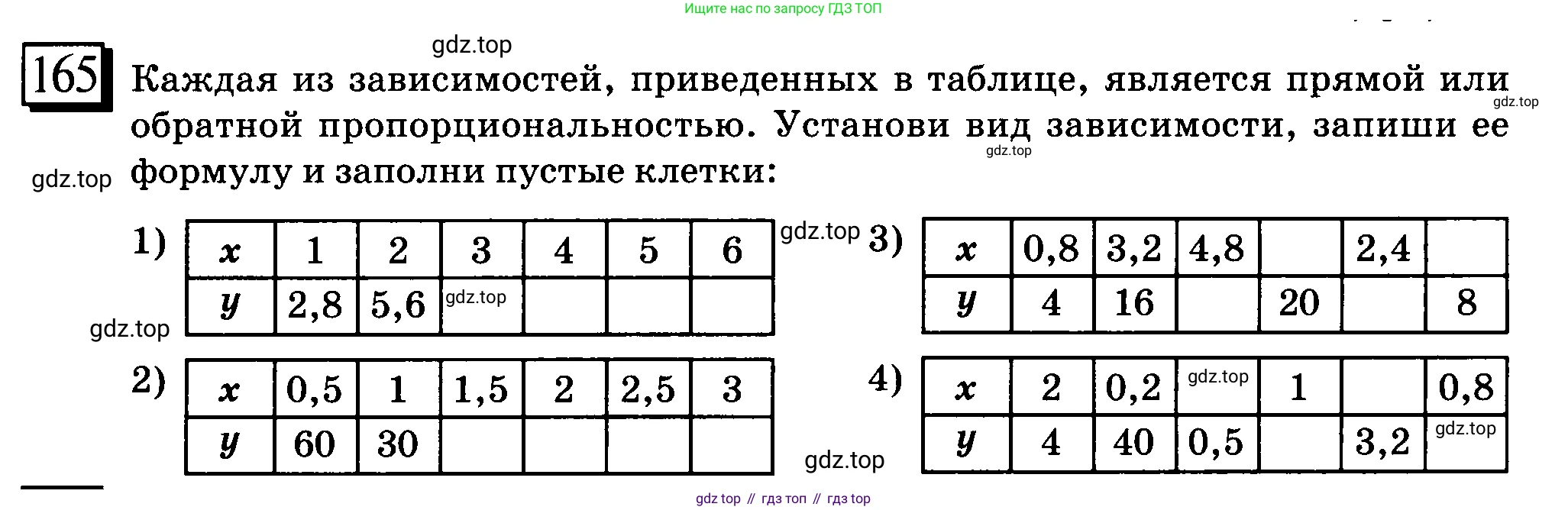 ГДЗ Математика, 6 класс Учебник, авторы: Дорофеев Георгий Владимирович, Петерсон Людмила Георгиевна, издательство Просвещение, Москва, 2023, голубого цвета, Часть 2, страница 43, номер 165, Условие 2010-2022