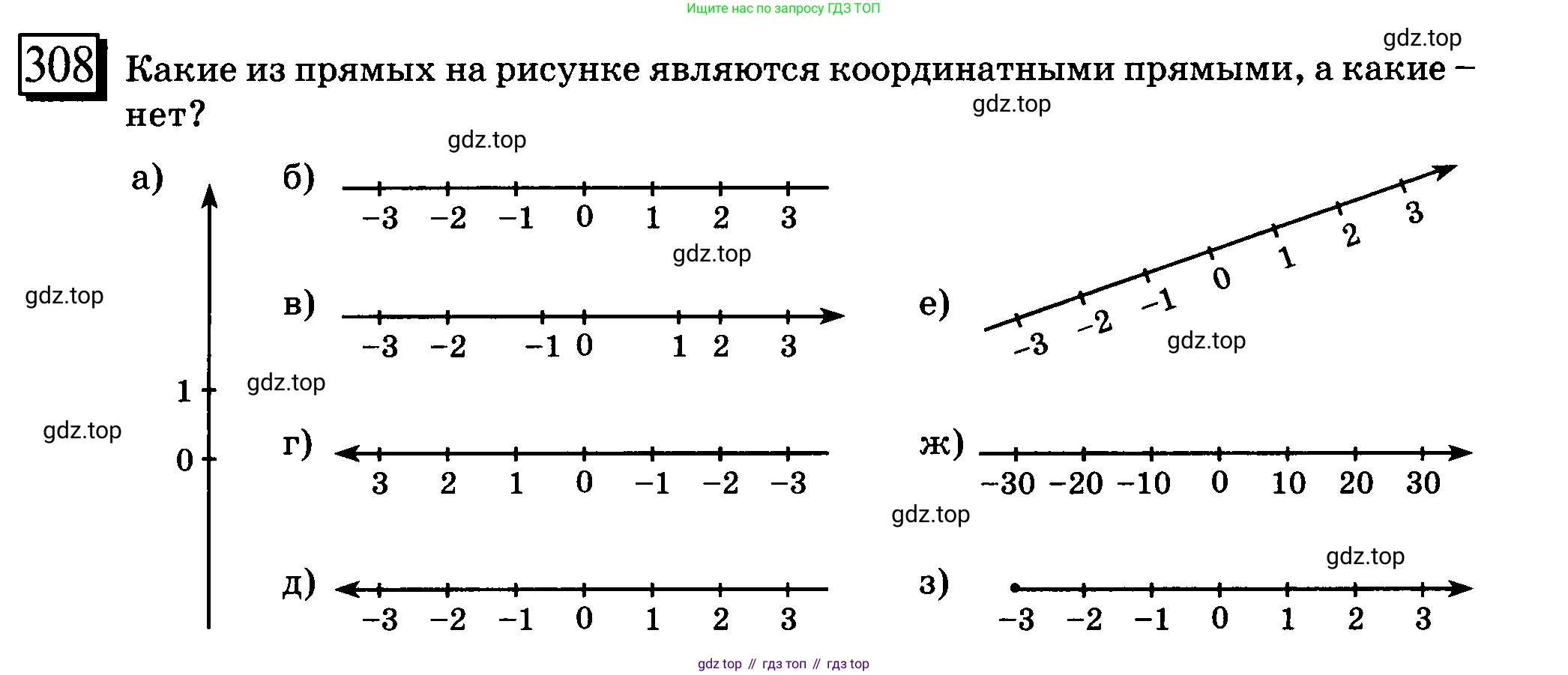 ГДЗ Математика, 6 класс Учебник, авторы: Дорофеев Георгий Владимирович, Петерсон Людмила Георгиевна, издательство Просвещение, Москва, 2023, голубого цвета, Часть 2, страница 73, номер 308, Условие 2010-2022