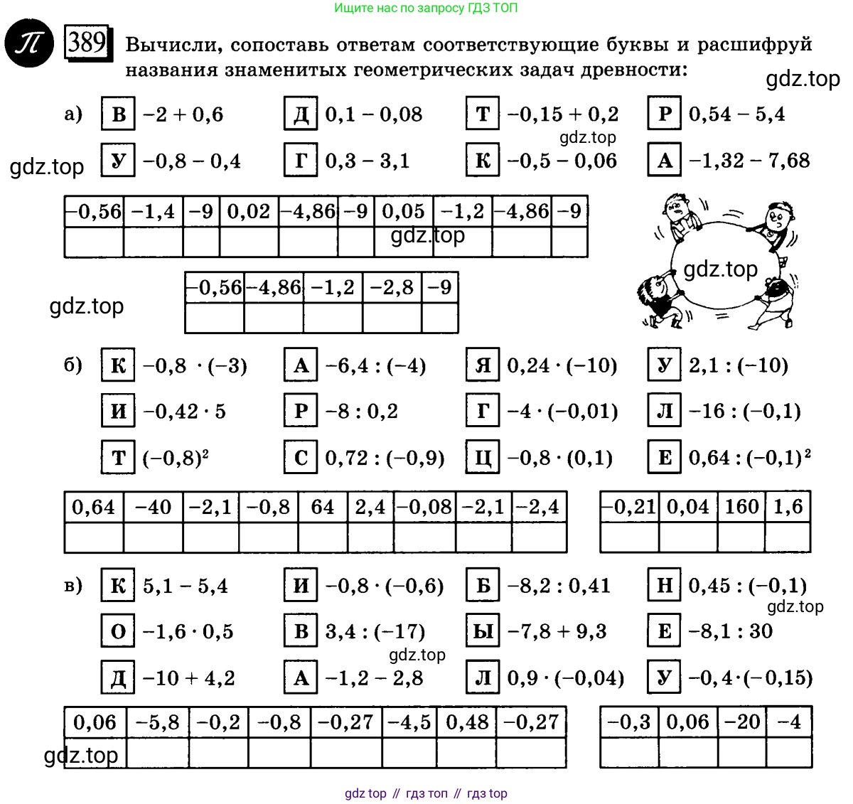 ГДЗ Математика, 6 класс Учебник, авторы: Дорофеев Георгий Владимирович, Петерсон Людмила Георгиевна, издательство Просвещение, Москва, 2023, голубого цвета, Часть 3, страница 91, номер 389, Условие 2010-2022